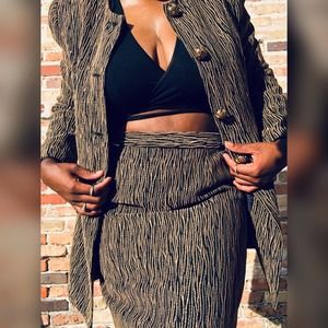 Gold Dress Suit (2pc) Vintage